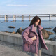 VEOX羽絨棉服女2025新款冬季加厚短款韓版寬松冬季棉襖學(xué)生面包服外套 灰紫色 M 建議108-122斤