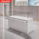 信京玻璃展臺柜臺古玩珠寶展示柜臺產(chǎn)品展示柜中島臺手機柜臺收銀臺