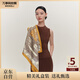 萬事利2025春夏新款真絲絲巾女100%桑蠶絲搭配披肩中方巾-汀風(fēng)