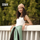 森馬（Semir）背心女短款圓領(lǐng)內搭小個(gè)子簡(jiǎn)約風(fēng)夏季氣質(zhì)撞色緊身套頭衫顯瘦 白色調00311 M