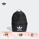 adidas adicolor簡約通勤運動雙肩背包書包男女阿迪達(dá)斯三葉草 黑色 NS