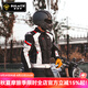 SULAITE摩托車騎行服四季拉力服套裝騎行服防摔機(jī)車服春夏騎行裝備機(jī)車服 【白色上衣】冬季保暖/可拆內(nèi)膽 XL