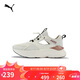 彪馬PUMA 緩震防滑透氣網(wǎng)面回彈增高厚底跑步鞋女312001 白色-玫瑰金-