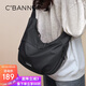 千百度 C°BANNER斜挎包女大容量休閑百搭挎包輕奢單肩布包通勤運動(dòng)手機包高檔品牌