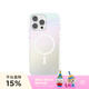 PopSockets【iPhone經(jīng)典透殼】泡泡騷磁吸防摔手機保護套適用蘋(píng)果iPhone17/16ProMax磁吸珍珠粉彩虹海手機殼 彩虹海  iPhone 16 Pro