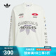 阿迪達(dá)斯 （adidas）【滔搏運(yùn)動(dòng)】Originals三葉草男子MOTO GFX T LS M長(zhǎng)袖T恤 KH1200 M