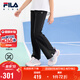 FILA斐樂(lè)兒童童裝長(zhǎng)褲2025年夏季女中大童針織長(zhǎng)褲