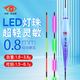 黃金眼正品高靈敏電子浮漂LED夜光魚(yú)漂日夜兩用高亮醒目浮標 黃金眼LED納米電子漂M-01 1號一支（贈送池X2）