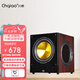 CHQIAO 家庭影院6.5寸8寸10寸12寸有源低音炮木質超低音音箱低音炮音響大功率震撼超重低音 SWA12有源（12寸低音炮）三喇叭設計