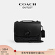 蔻馳（COACH）【專享直降】奧萊女士經(jīng)典標(biāo)志老花鉚釘MADISON 19號(hào)斜挎包單肩 MW/混合木炭灰色黑色