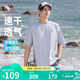 駱駝（CAMEL）男裝短袖男t恤夏季戶外旅行速干寬松透氣圓領(lǐng)體恤上衣M35BA88088