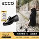 愛步（ECCO）樂福鞋女 時(shí)尚潮流百搭經(jīng)典英倫風(fēng)低跟單鞋女 雕塑222313 黑色22231301001 36
