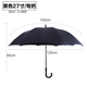 包郵雙人款碰擊布晴雨兩用傘全自動(dòng)長(zhǎng)柄商務(wù)雨傘廣告?zhèn)愣ㄖ芁OGO 黑色（彎柄） 8骨