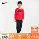 NIKE耐克童裝男女童長袖T恤+長褲2件套2025春季兒童套裝
