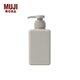 無印良品（MUJI）PETG補充瓶 ZF0S081 分裝瓶 灰色400ml