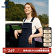 Navigare意大利小帆船女士休閑時(shí)尚牛仔背帶裙連衣裙2312874501 藍(lán) L