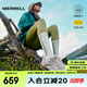 邁樂（Merrell）官方店男女款戶外登山徒步鞋減震MOAB 3邁越者輕量防滑耐磨透氣 J035894白灰米（女） 38
