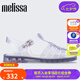 Melissa梅麗莎女時(shí)尚休閑外穿平底露趾羅馬涼鞋35787 水晶色/白色 38