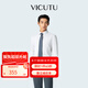 威可多（VICUTU）【云朵襯衫三代】男士潮流柔軟易打理免燙商務(wù)白色襯衣 白色 40