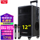 山水（SANSUI）2024年新款TE12戶(hù)外廣場(chǎng)舞演出大功率低音炮網(wǎng)紅直播移動(dòng)戶(hù)外K歌無(wú)線(xiàn)藍牙拉桿音箱話(huà)筒便攜式音箱 山水TE12專(zhuān)業(yè)戶(hù)外音箱+雙話(huà)筒
