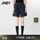 JNBY【商場(chǎng)同款】25夏新品牛仔褲寬松闊腿褲5P4E11810 991/牛仔藏青 L