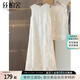 絲柏舍無袖連衣裙2025夏裝新款女裝優(yōu)雅氣質(zhì)圓領中長款A字裙