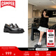 CAMPER【博主同款】女鞋Milah增高皮鞋女厚底樂(lè )福鞋粗跟單鞋 黑色002 36