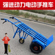 勝鑫惠電動(dòng)手推車?yán)匣④嚢徇\(yùn)車運(yùn)輸車建筑工地小推車家用農(nóng)用拉糧食車 老虎車帶天能電池