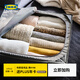 宜家（IKEA）SKUBB思庫(kù)布儲(chǔ)物盒收納盒內(nèi)衣收納分層分類袋衣柜臥室學(xué)生宿舍 深灰色儲(chǔ)物袋44x55x19cm