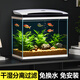 長銳魚缸一體缸自循環(huán)免換水家用客廳桌面小型金魚缸超白玻璃養(yǎng)魚缸 超白CRV200標準款【長20x寬18x高25】