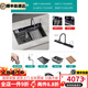 漢斯格雅（Hansgrohe）衛浴龍頭廚房水槽1006洗菜盆飛雨瀑布大單水槽家用不銹鋼洗碗水池 B款8048-凈水龍頭+雙瀑布+氣氛燈