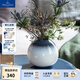 德國(guó)唯寶（Villeroy&Boch）樂夫系列 進(jìn)口花瓶客廳擺件 插花藝術(shù)擺設(shè) 歐式花瓶 點(diǎn)紋藍(lán)白（小）