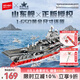 森寶積木山東艦航母正版授權(quán)軍事拼裝模型玩具男孩生日禮物208120