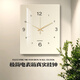 科芝電表箱裝飾畫2025新款帶鐘表免打孔電閘遮擋掛畫簡(jiǎn)約現(xiàn)代配電箱畫 T129460 35*45（容納橫長25豎高35） 掀蓋式[UV精雕+水晶畫面] 摩登黑底框【金色指針+免打孔安裝】