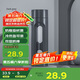 炊大皇玻璃杯雙層隔熱茶水分離男女士便攜玻璃水杯 太空灰420ml