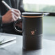 萬(wàn)仟堂（Edenus）陶瓷茶杯 簡(jiǎn)約辦公杯帶蓋創(chuàng  )意水杯送男友茶水分離杯 望杯
