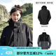 駱駝（CAMEL）三防沖鋒衣戶外登山服防風(fēng)防水防污三合一運(yùn)動(dòng)外套 AD12263514X抓絨內(nèi)膽幻影黑男女 XL
