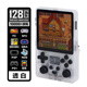 自由物語(yǔ) 復古豎版掌機Pro方屏版 4寸1:1屏幕Gameboy效果GBA多平臺懷舊俄羅斯方塊口袋妖怪經(jīng)典便攜游戲機 白透128G 標配