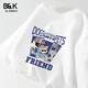 班尼路（Baleno）S&K系列寬松純棉短袖T恤女2025夏季新款涼爽透氣可愛(ài)時(shí)尚百搭上衣