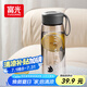 富光塑料杯tritan材質(zhì)茶杯水杯學(xué)生便攜創(chuàng)意杯子耐摔夏天簡約太空杯