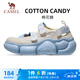 駱駝（CAMEL）棉花糖瑪麗珍運(yùn)動涼鞋軟底增高休閑女鞋 K25B16L2040 米白 38