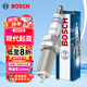 博世（BOSCH）雙銥金火花塞6593四支現代新勝達起亞索蘭托斯巴魯力獅傲虎森林人
