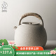 九土陶泥煮茶壺耐熱燒水壺茶具明火茶壺電陶爐家用煮水壺煮茶壺大容量 款式一 1200ml