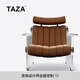 TAZA  休閑椅 意式輕奢設(shè)計(jì)師款亞克力休閑椅 別墅客廳家用休閑椅 Top Notch V級(jí)全真皮 休閑椅