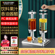 維納仕 飲料機自助 酒店不銹鋼果汁鼎西餐冰鎮(zhèn)單雙三頭商用果汁桶飲料機自助冷飲機子果汁桶商用飲料機 6升雙頭果汁鼎/銀色 加厚PC款