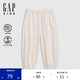 GAP女幼童2025夏季新款膠印logo防曬涼感束口褲兒童裝長褲767323
