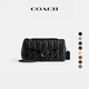 蔻馳（COACH）【禮物】【明星同款】女士菱格紋絎縫TABBY 26號斜挎單肩手提女包 V5/黑色