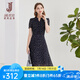 經(jīng)典故事（JANE STORY）2025新款時(shí)尚氣質(zhì)襯衫式雪紡連衣裙女夏季知性高端波點(diǎn)襯衣裙修身 M73藍(lán)白波點(diǎn) M