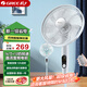 格力風(fēng)扇落地扇家用一級(jí)節(jié)能省電直流變頻電風(fēng)扇低噪輕音智能遙控12檔七葉定時(shí)預(yù)約宿舍辦公室搖頭 順豐速發(fā)-FDZ-40X65Bg7-淡雅藍(lán)