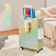 翰采行李箱女款高顏值拉桿箱學(xué)生拉鏈萬(wàn)向輪密碼箱漸變色旅行箱子母箱 田園漸變 24英寸 -黃金尺寸